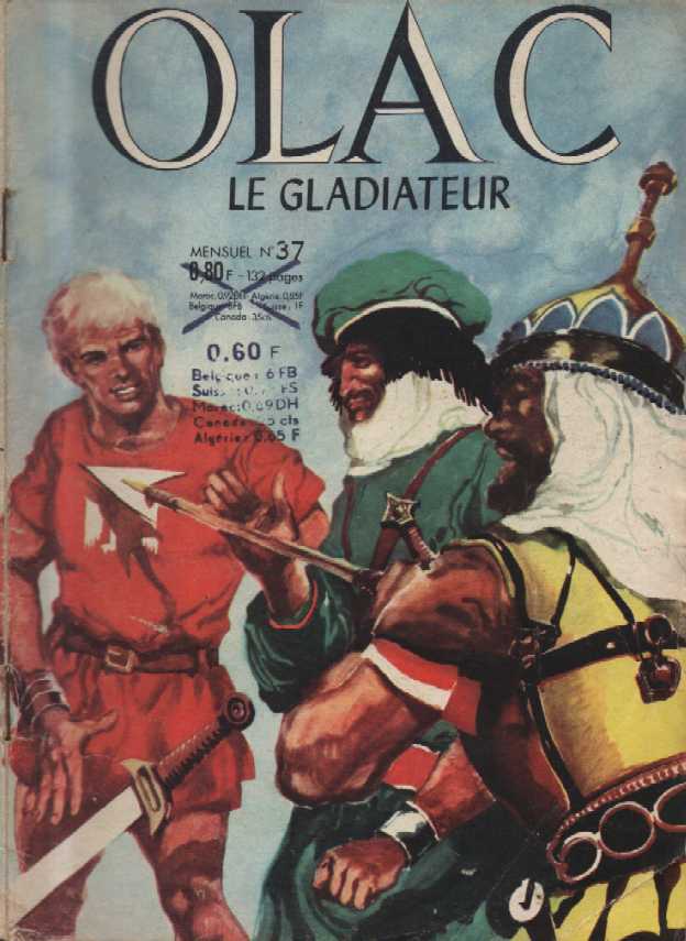 Scan de la Couverture Olac Le Gladiateur n 37